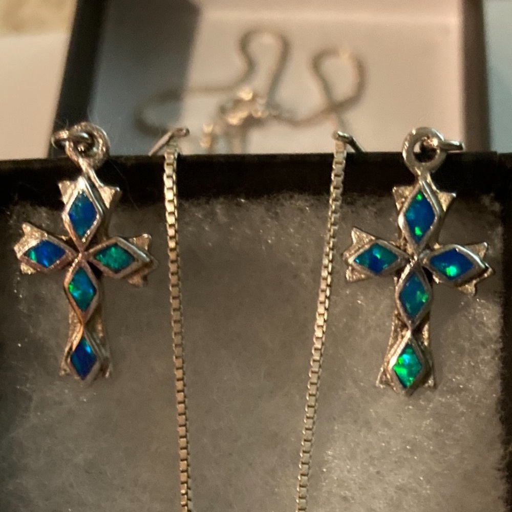 Earrings - Sterling Silver - Crosses